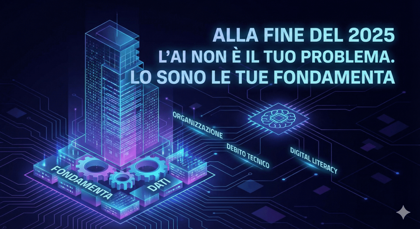 L’intelligenza artificiale non è un problema tecnologico, è uno specchio spietato che riflette tutti i limiti organizzativi che le aziende hanno ignorato per vent’anni.